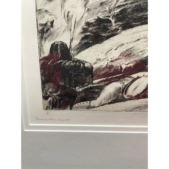 American Earl Horter Washington at Braddock’s Defeat (From the Bicentennial Pageant of George Washington Portfolio). For Sale - Image 3 of 12