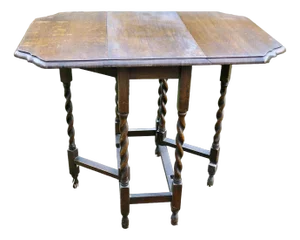 Victorian Gate Leg Table in Oak, 1890s