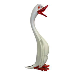 Vintage Murano Blown Glass Heron Sculpture