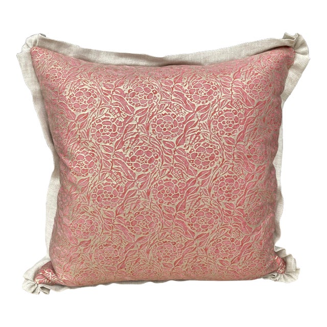Contemporary Fortuny Pillow For Sale