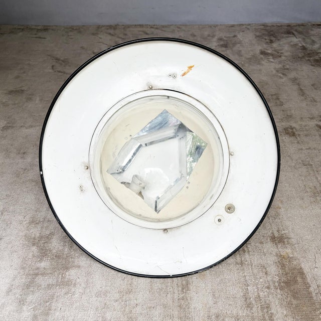 Black Industrial Enamelled Steel and Acrylic Glass Pendant Lights by D.W. Windsor, 1980s, Set of 2 For Sale - Image 8 of 10