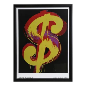 Dollar Sign, Andy Warhol Poster
