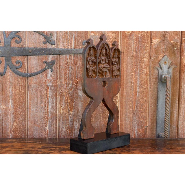 Carved Southern Indian Temple Carving For Sale - Image 4 of 7