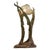 Posidoni Bronze and Handblown Glass Table Lamp by Emilie Lemardeley For Sale - Image 16 of 16