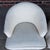 Mid-Century Modern Pair of Custom White Tub Chairs Mid Century Modern For Sale - Image 3 of 12
