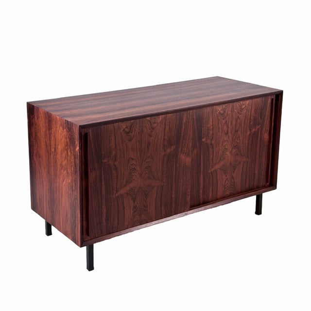 Mid-Century Modern Vintage Danish Rosewood Cabinet For Sale - Image 3 of 6