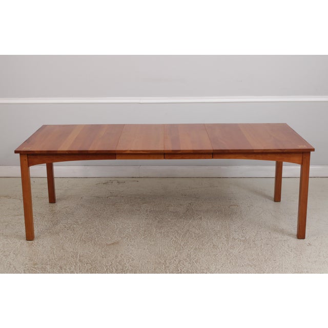 Stickley Cherry Harvey Ellis Mission Dining Room Table For Sale - Image 13 of 16