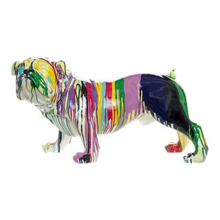 Interior Illusions Plus Graffiti Bulldog - 30" long For Sale