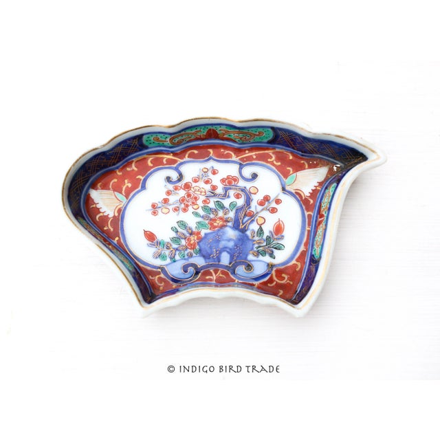 Ceramic 19th Century Meiji Period Japanese Imari Porcelain Sweet Meat Dish Set- 7 Pieces For Sale - Image 7 of 9