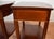 1940s Pair Biggs Virginia English Sheraton Mahogany Side Tables / End Tables For Sale - Image 14 of 18