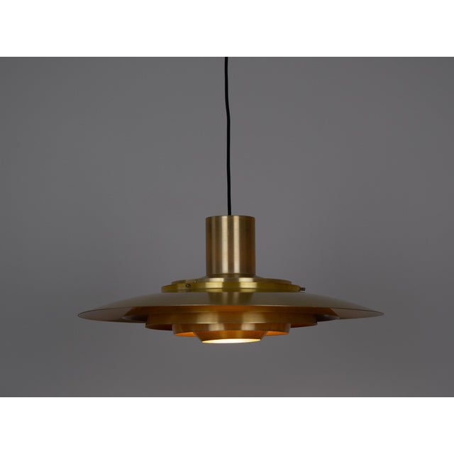 Vintage Danish P376 Pendant Lamp by Fabricius Kastholm for Nordisk Solar, 1964 For Sale - Image 4 of 17