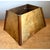 This vintage wooden lampshade makes a handsome sculptural statement, its rectangular, gently tapered silhouette rising...