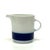 Thomas Mid 20th Century Minimalist Blue & White Creamer & Sugar Bowl Set by Thomas Germany For Sale - Image 4 of 11