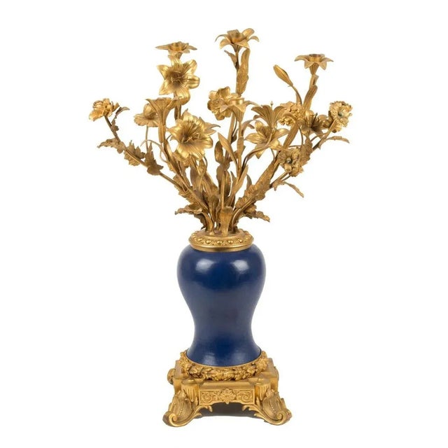 Metal 19th Century French Candelabras, Set of 2 For Sale - Image 7 of 10