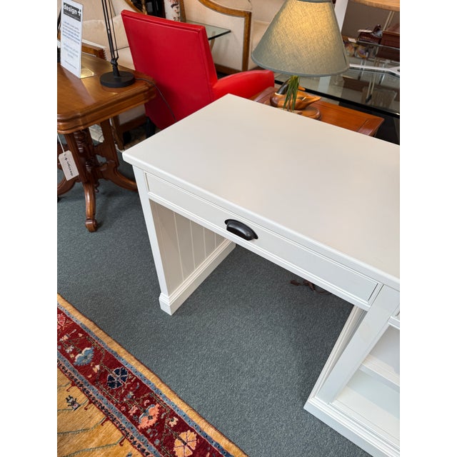 Pottery Barn Aubrey Single Cabinet Writing Desk For Sale In San Francisco - Image 6 of 12