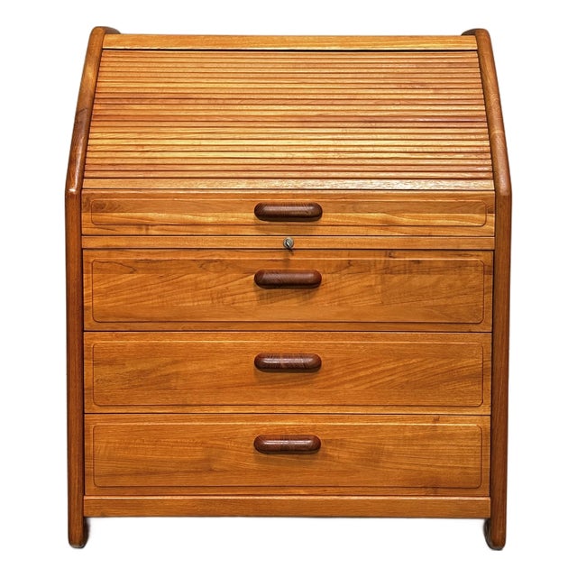 Danish Secretaire in Teak by Langeskov, 1960s For Sale