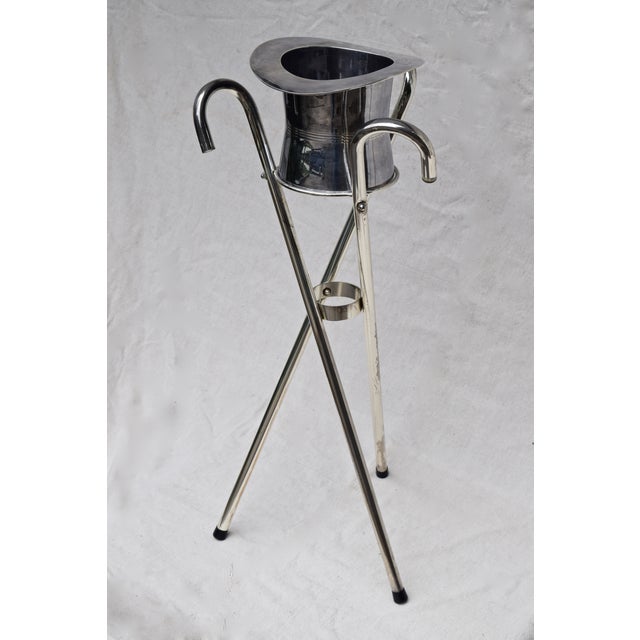 Vintage Top Hat Champagne Ice Bucket & Stand Chairish