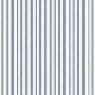 Boråstapeter Aspö Stripe Wallpaper In Blue For Sale