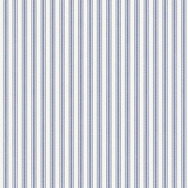 Boråstapeter Aspö Stripe Wallpaper In Blue For Sale