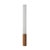 1980s Tambo Cylindro, 60" Accent Floor Lamp, Natural Ash, Weathered Brass For Sale - Image 4 of 7