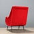 Red Vintage Red Velvet Chair, 1960s For Sale - Image 8 of 10