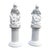 Pair of Antique Classical Figural Terra Cotta Sculptures on Stands C1890 For Sale - Image 6 of 6