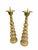 Vintage 20” Brass Turned Baluster Candlesticks, a Pair For Sale In Naples, FL - Image 6 of 12