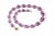 Natural Bolivian Carved Ametrine Beaded Necklace With 14k Gold Clasp For Sale - Image 9 of 11