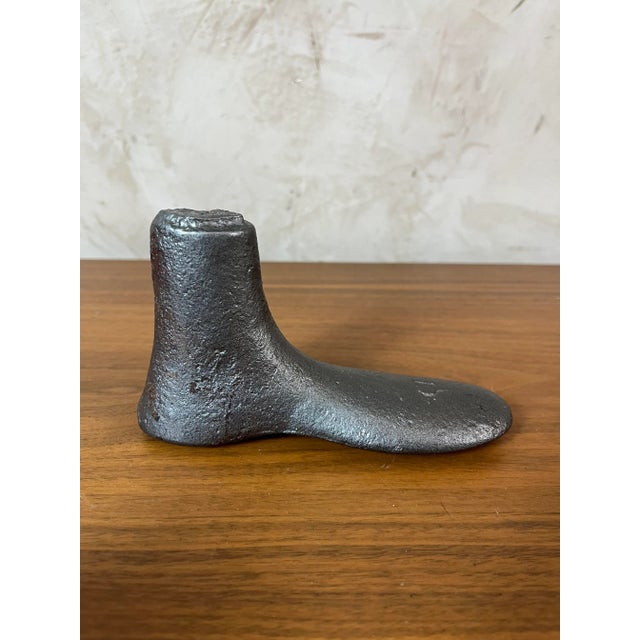 Gray Antique Shoe Last, 1890s For Sale - Image 8 of 18