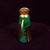 Aldo Tura Model 968D Thermos in Hand-Decorated Green Goatskin Parchment by Aldo Tura, Italy, 1960s For Sale - Image 4 of 18
