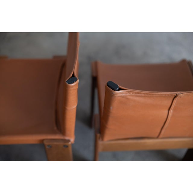 Monk Chairs by Afra & Tobia Scarpa, 1973, Set of 4 For Sale - Image 10 of 13