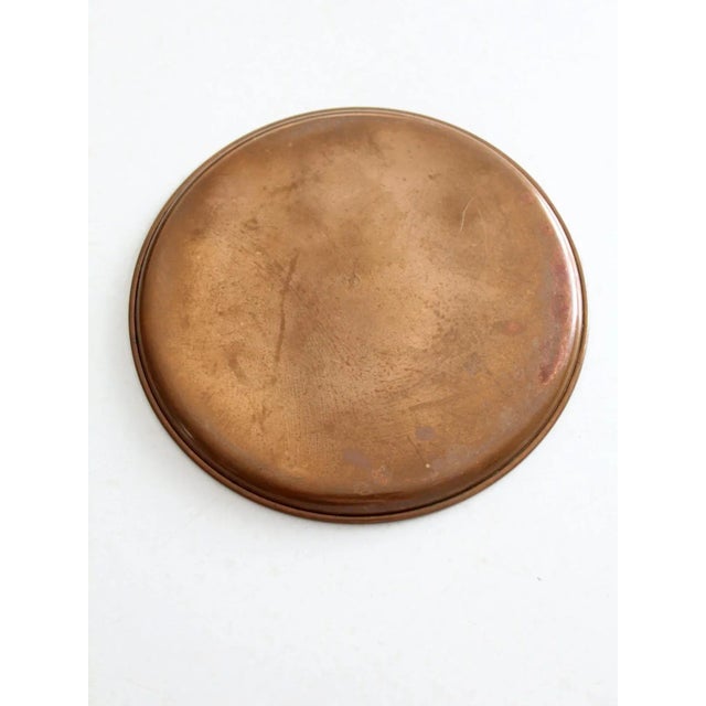 Copper Vintage Copper Tray For Sale - Image 8 of 12