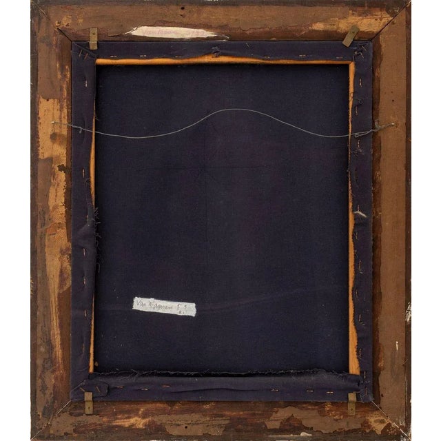 Textile Gregory Van Maanen "Babbett" Oil on Cloth, 1982 For Sale - Image 7 of 10