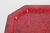 Mid-Century Italian Red Acrylic Serving Tray, 1980s For Sale - Image 10 of 14