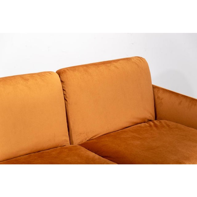 Goldenrod Simone 3-Seater Sofa by Kazuhide Takahama for Simon International, 1980s For Sale - Image 8 of 18