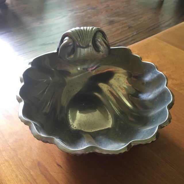 Clam Shell Shaped Decorative Bowl Chairish