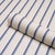 Schumacher Schumacher Tyla Stripe Wallcovering In Indigo For Sale - Image 4 of 6