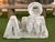 Monumental Marble Reclining Female Figure Sculpture, Manner of Henry Moore, 1970 For Sale - Image 9 of 15