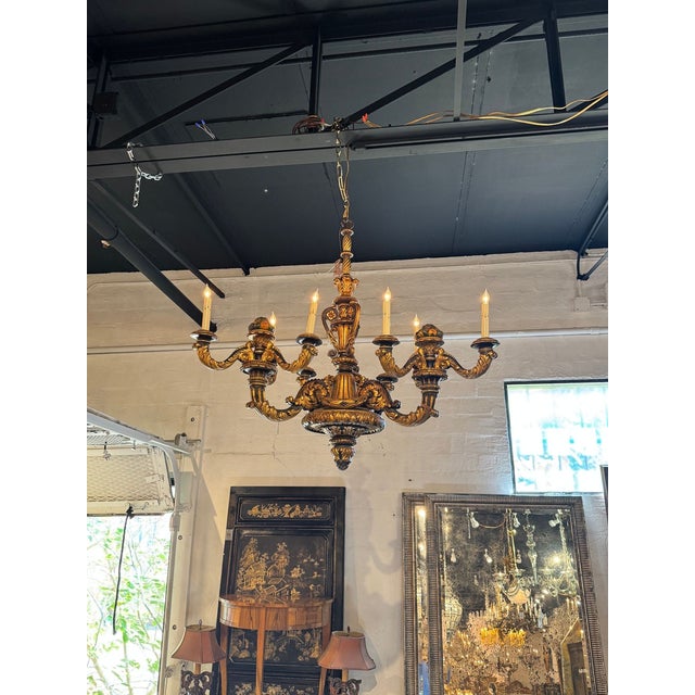 The 19th c. French Giltwood Chandelier is a luxurious and elegant lighting fixture that adds a touch of sophistication to...