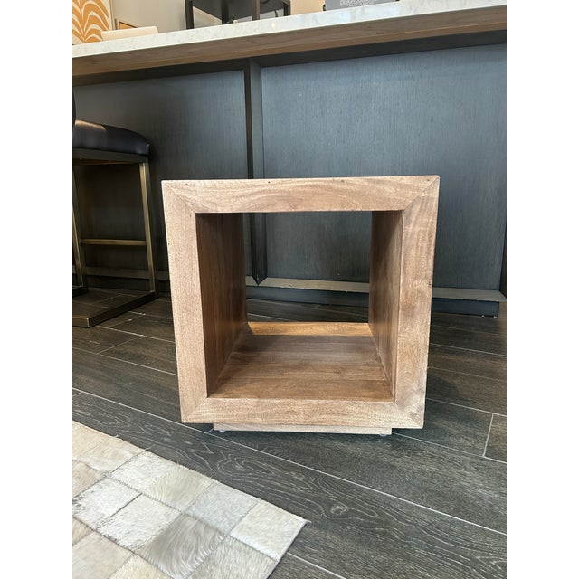 Shown in a light ash mango wood. Works well as a side table or nightstand. Curated by Arden Home. Reg $495, Now $250