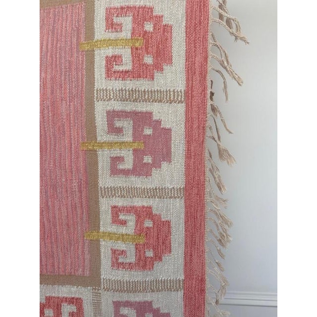 Vintage Swedish Krabba Rölakan Rug attributed to Anna-Greta Sjoqvist, 1950s For Sale - Image 3 of 11