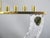 Waterford Crystal & Brass Menorah Holiday Chanukah Candle Holder Original Box For Sale In Portland, OR - Image 6 of 14