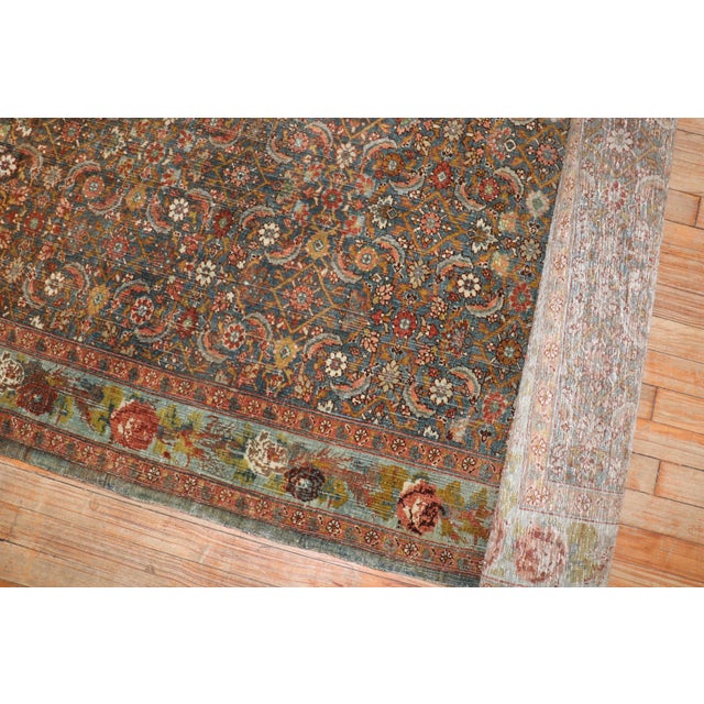 Antique Persian Bidjar Accent Rug - 4'10" x 6'9" For Sale - Image 12 of 12