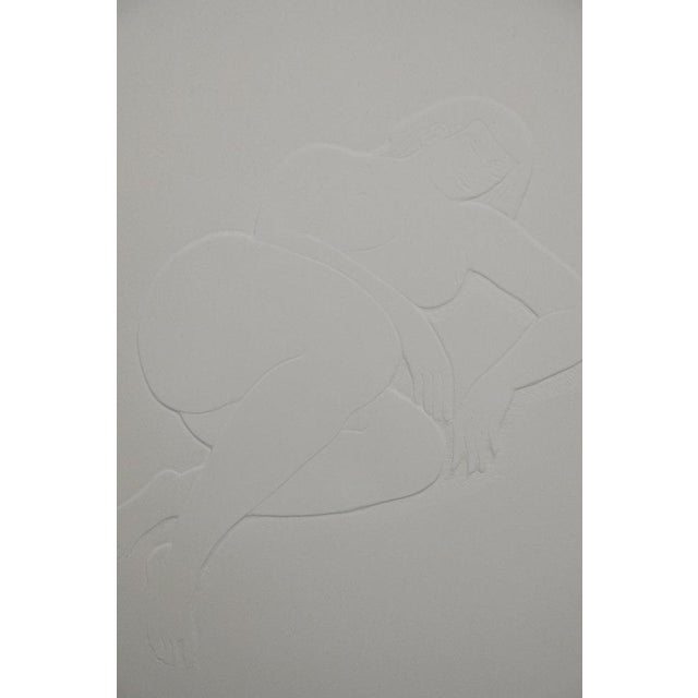 Antoniucci VOLTI (1871-1958) Reclining Nude Embossed bronze print On vellum, 28 × 38 cm (approx. 11 x 15 inches) Excellent...