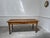 A 180cm long solid oak display or work table (note the superb caramel patina) designed in the 1960s, reminiscent of a...