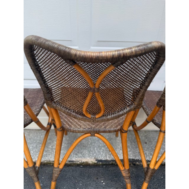 1980s Set of Four Cafe Chairs in the Style of Yuzuru Yamakawa for Saccaro For Sale - Image 10 of 12