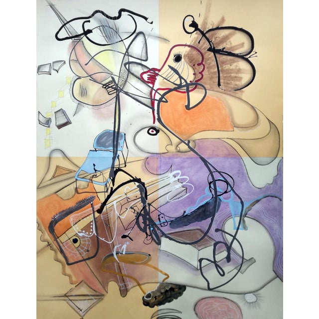 Stefano Mazzolini, QGTUTU, 2017, Acrylic on Paper For Sale - Image 6 of 6