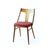 Beautiful set of 4 chairs with unusual shape of backrest. Produced in Czechoslovakia in 1960s, the chairs are in very good...
