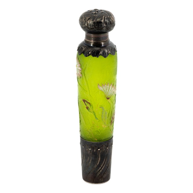 Art Nouveau Cameo Glass Perfume Bottle by Émile Gallé Nancy, France, 1890-1900 For Sale