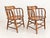 Boling Chair Company Vintage Original Boling Chair Company Mid-Century Modern Barrel-Back Captain’s Chairs a Beautiful Matching Pair. For Sale - Image 4 of 7